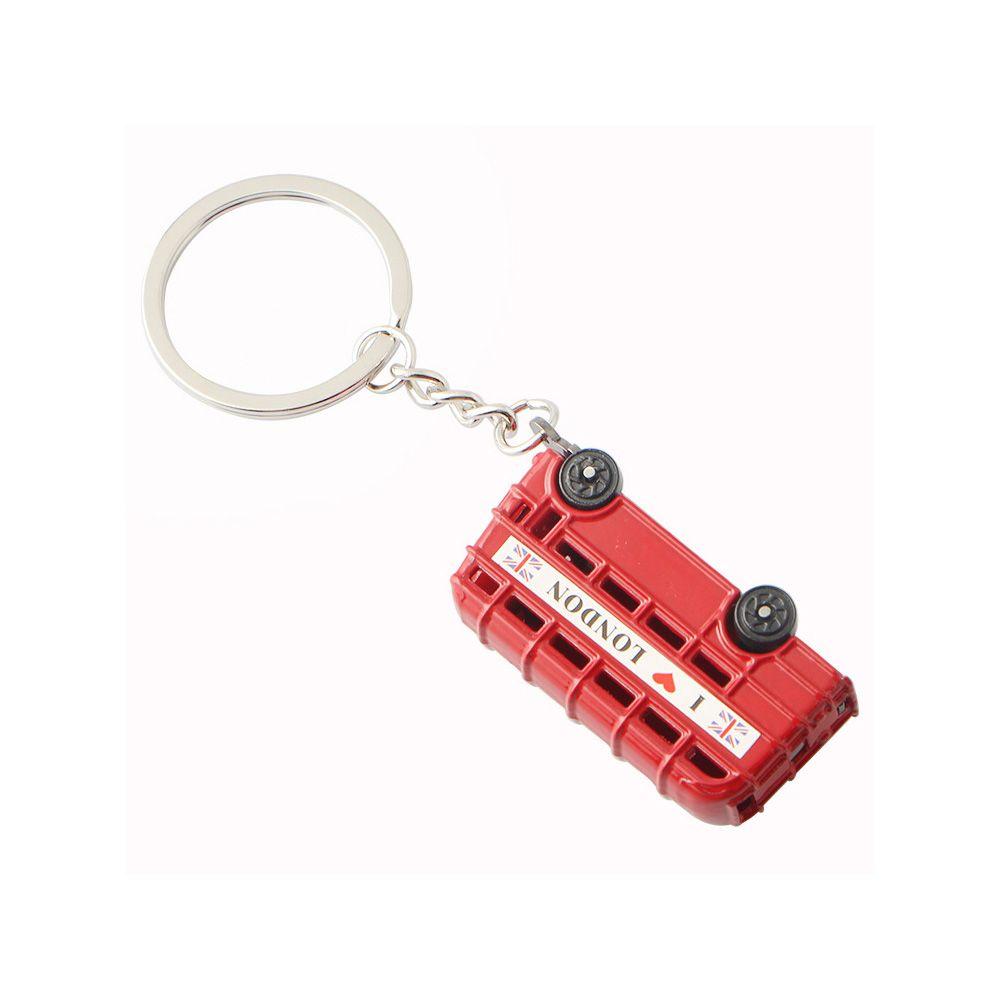 Creative Trendy Decoration Chain Red&Blue Mail Box Key Chain Fashion Accessories Key Ring Jewelry