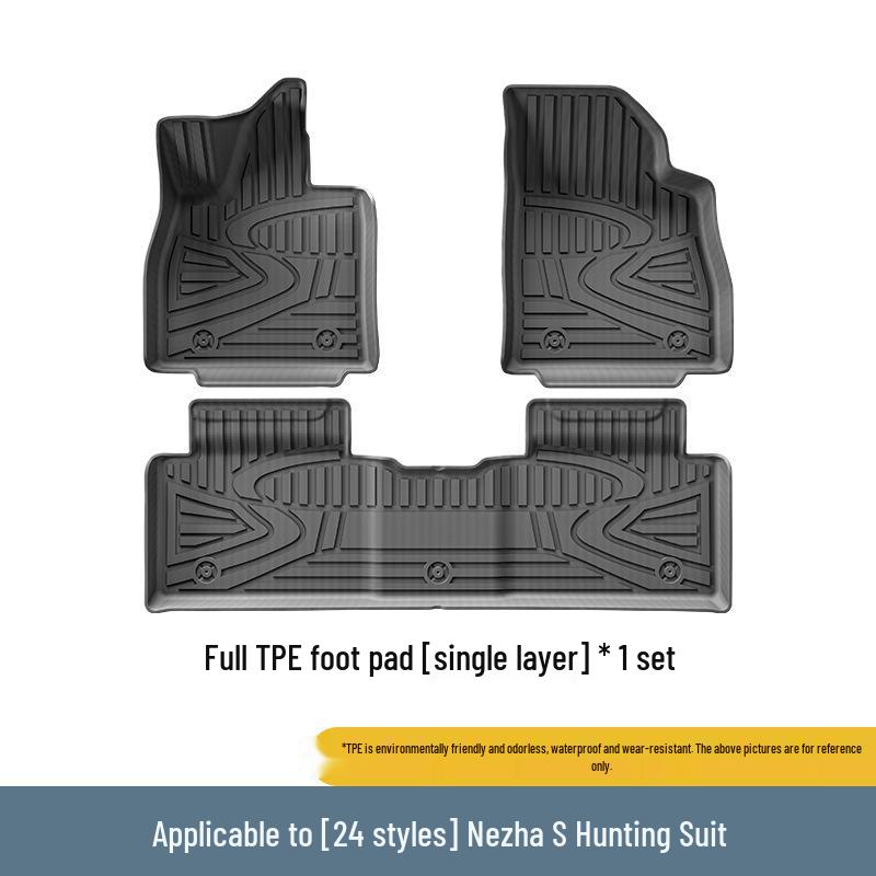 Custom TPE Floor Mats for Nezha S Hunting Armor: Dirt & Wear Resistant, Eco-Friendly, Fits 24 Models