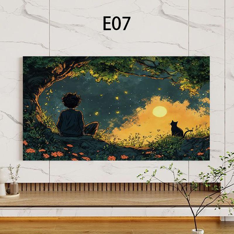 1 шт. Чехол для телевизора Защита от пыли Бытовой 32/43/50/55/65 дюймов Подвесной Чехол для LCD Телевизора Домашний Универсальный Декоративный Чехол для Телевизора