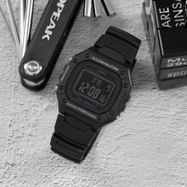 Casio Винтажные цифровые мужские уретановые часы с батарейкой, срок службы 7 лет