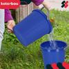 Kotarbau® Utility Bucket With Lid And Handle, Plastic, Navy Blue, 15 L