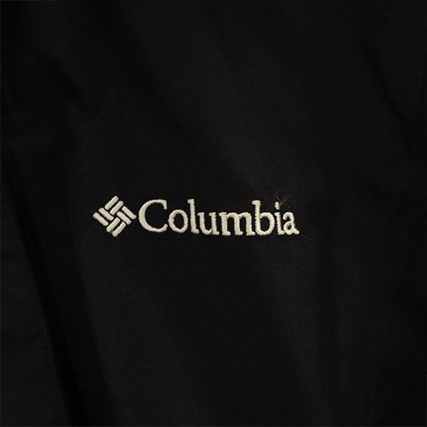 Columbia Женская куртка из нейлона с вышивкой логотипа на открытом воздухе S черная Б/У