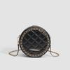 Texture Mini Bag Female Summer Bag with Fashionable Crossbody Red Envelope Diamond Lattice Chain Fashion Small Round Bag