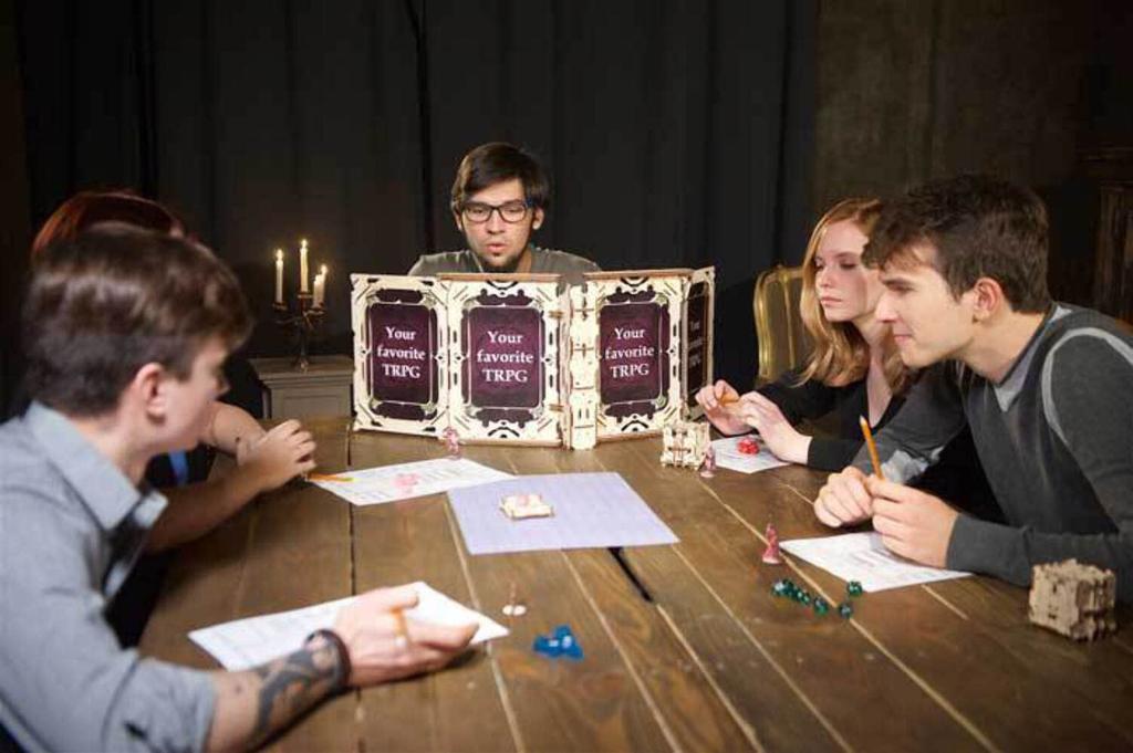 Ugears Game Master Screen 70070 Деревянный пазл 3D-пазл Сборка без клея и инструментов,