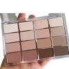 Теплый холодный тон Damoyeo Wake Make Soft Blurring Eye Palette 16 теней, 06 какао размытие, 1 шт.