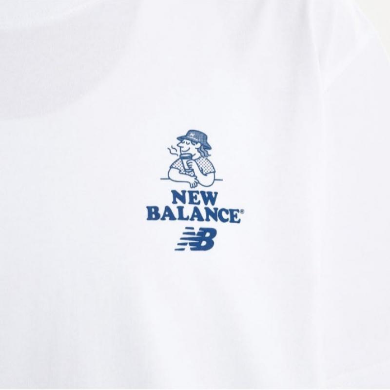 New Balance Футболка Kqj Nbnee21523 10 Uni Nb BOy BOstOn с коротким рукавом O