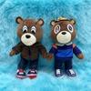 Kawaii Kanye Dropout Bear Teddy Bear Плюшевые игрушки Kanye West Graduation Soft Stuffed Home Room Decor Gift Birthday