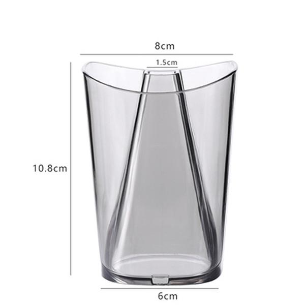 Transparent Simplicity Toothbrush Cup Creative Eco-friendly Plastic Cup Bathroom Couples Tooth Brush Mug Bathroom Cup