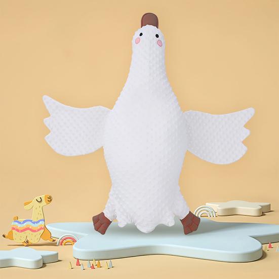 Подушка для младенцев с ремешком безопасности, в форме гуся, для сна, помощник во сне, предотвращает рвоту молоком, поддержка для рук, успокаивающие игрушки для сна, выемка для шеи