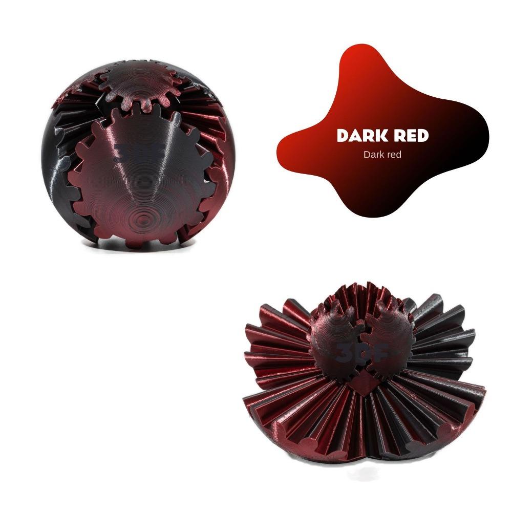 Eye-catching 3D Printed Gear Ball Gear Sphere Deformation Spin Ball Kids Toy 3D Gear Ball Ornament