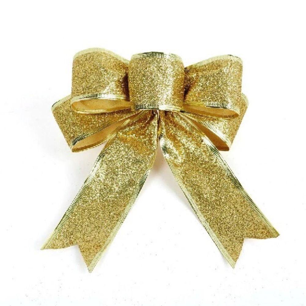 Large Christmas Tree Bows 25cm Red Bows Cute Wreaths Xmas Decor