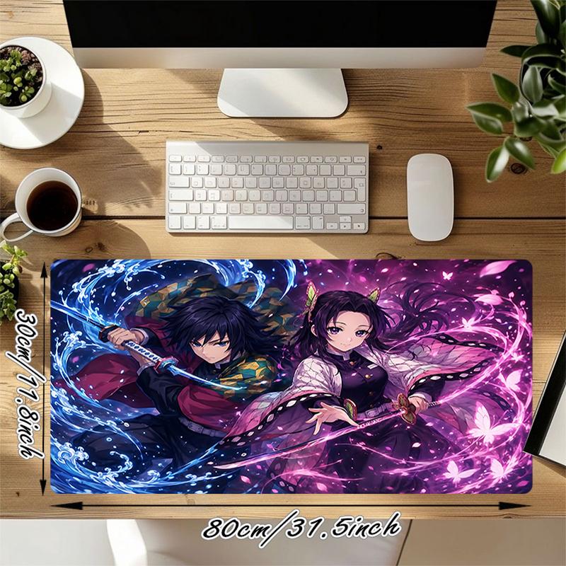 1Pc Fantasy Duel Lights Gaming Mouse Pad Keyboard Desk Mat Non-slip Rubber Lock Edge Waterproof Computer Mousepad for Office Home Decor S1783