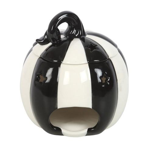 Something Different Strange & Unusual Striped Pumpkin Oil Burner