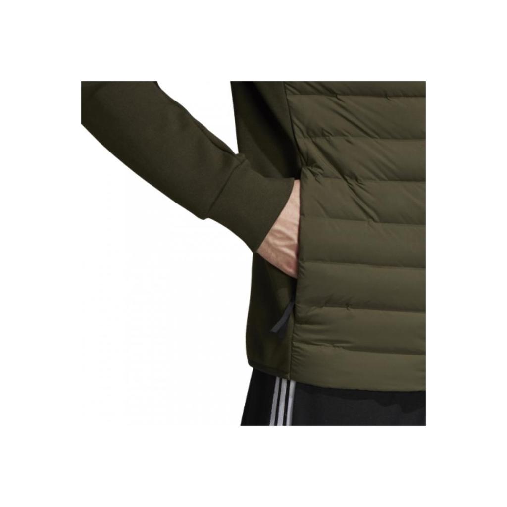 Adidas Varilite Hybrid Down Jacket Winter Version Men Jackets Cargo-Green Night-Sky CY8722