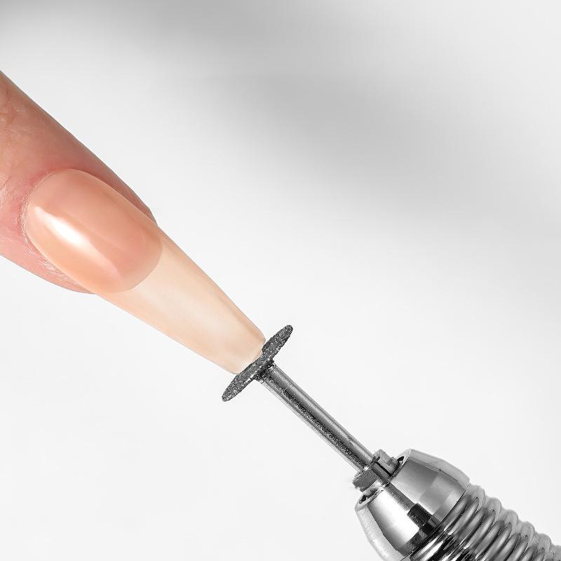 Головка для удаления полировки ногтей Алмазная электрическая фреза для ногтей Дисковая шлифовальная фреза T-образные фрезы Grinder Cuticle Cutter Art Tools