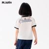 Модная короткая футболка с цветовыми блоками для девочек M.Latin