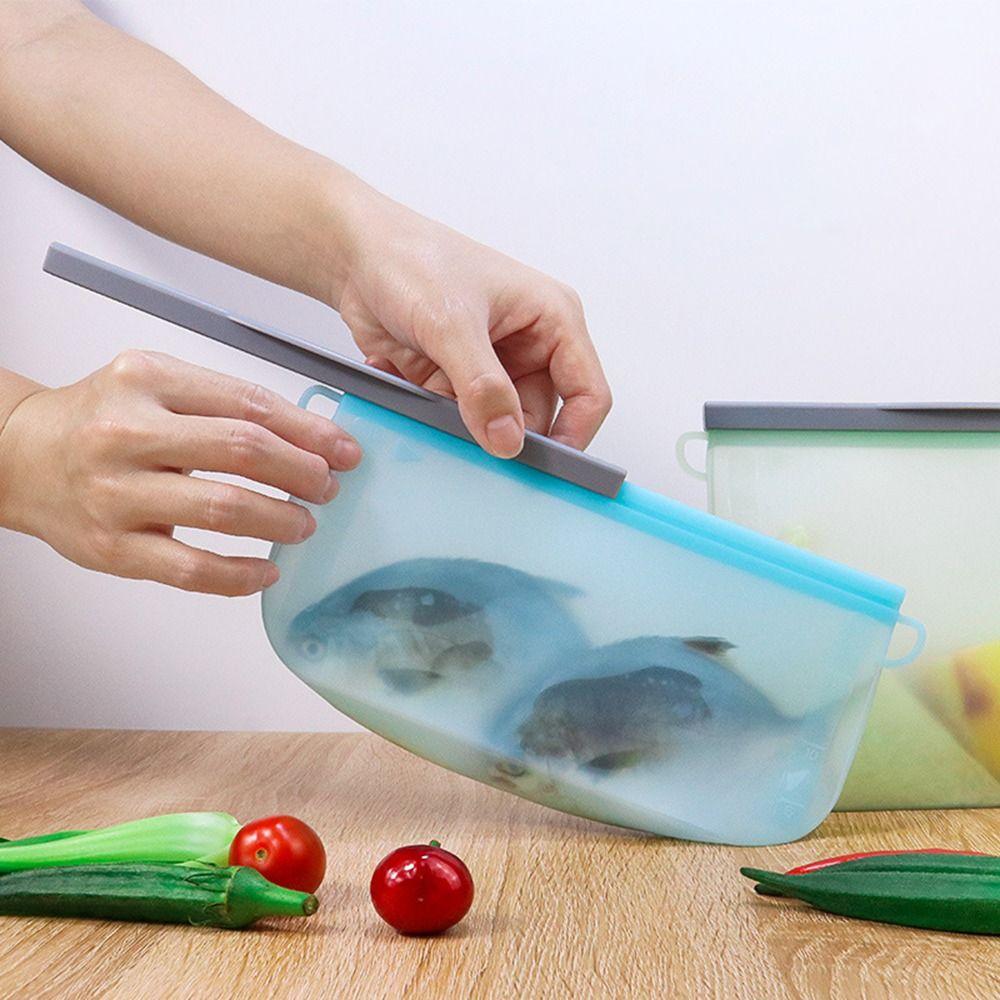 Reusable Food Storage Container Microwave Dishwasher Safe Kitchen Fresh Bag Meal Prep