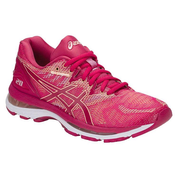 Asics Gel-Nimbus 20 Comfortable Durable Low-Top Running Shoes Women Sneaker Rose-Red T850N-2121