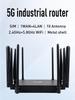 Eurasia Version 5G Gigabit Dual-Band WiFi 6 Router with SIM Slot, Ten Antennas, Home/Office Use