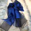 Elegant Imitation Silk Scarf - Solid Color, Sun Protection, Fashionable Female Shawl, Long and Simple Design