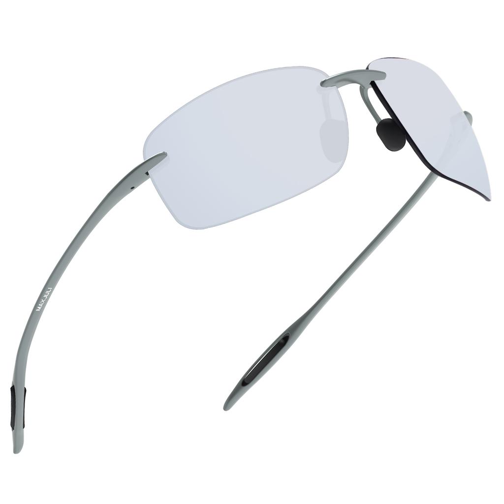 MAXJULI модные спортивные солнцезащитные очки для мужчин и женщин Tr90 без оправы для бега, рыбалки, гольфа, вождения, солнцезащитные очки UV400 MJ8009