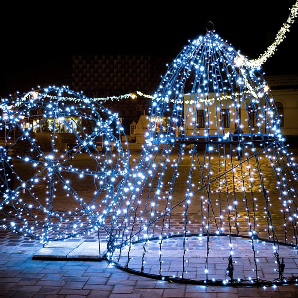 Illumination String 50m 500 Suitable for Indoor and Outdoor Christmas LED String Available In 4 Dark Green Memory Remote Japanese Instruction for and