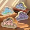 Creative Clouds Tulip Lamps LED Night Light Mirror Table Lamps DIY Bedroom Ornaments Decoration Mirror Table Lights Gifts