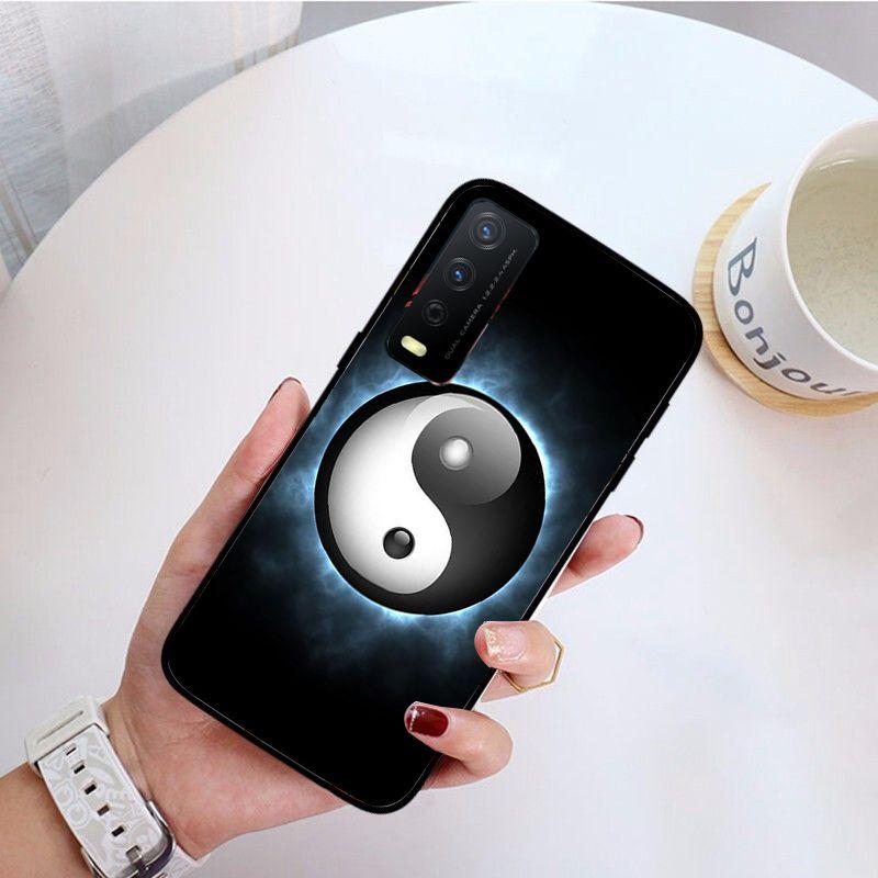 Чехол для телефона «Инь Ян с рыбой» для vivo Y31 Y30 Y33S Y11S Y12S Y17 Y20 Y20S Y21 Y21S Y1S Y53S Y15 Y19 Y91C V23 5G, чехол