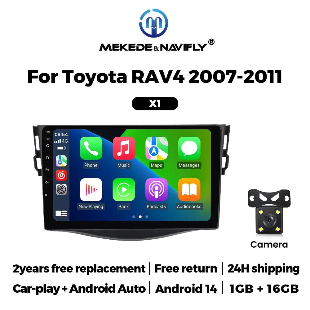 Android 14 Car Radio For Toyota RAV4 RAV 4 XA30 2005 - 2013 Autoradio Multimedia Player Car Intelligent System Wireless CarPlay