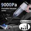 3-In-1 Car Vacuum Cleaner Handheld Portable Air Duster Rechargeable Car Vacuum Cleaner Cyclonic Suction Home Car Dual Use