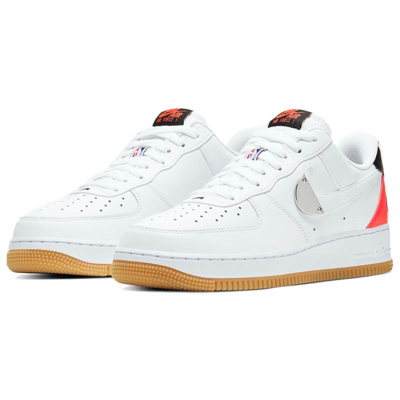 Nike Кроссовки Air Force 1 Low Nba Белые Малиновые Резиновая подошва CT2298-101