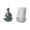 Candle Moulds Candle Making Tools Crafts Moulds Meditation Shaped Silicone for Hand-Making Lover