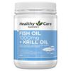 Healthy Care Fish Oil 1000mg and Krill 400 Capsules