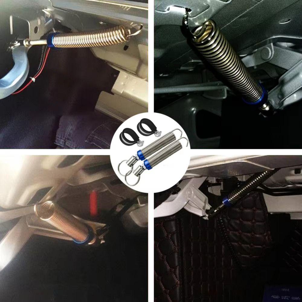 2/4Pcs Metal Springs Car Boot Lid Lifting Spring Clamp Trunk Lifter  Trunk Lid Automatically Open
