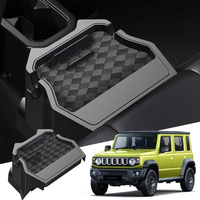 WEIPIN Ящик для хранения на задней консоли для Suzuki Jimny 2025 Заднее хранилище Мелкие предметы Автомобиль Подходит для хранения в салоне Jimny Пользовательские детали JB64W/JB74W/Jimny Seater,