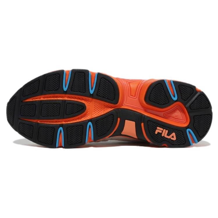 FILA Ranger Collection Comfortable Low top Running Shoes Unisex Gray Orange Korean Style 1RM02483F_800
