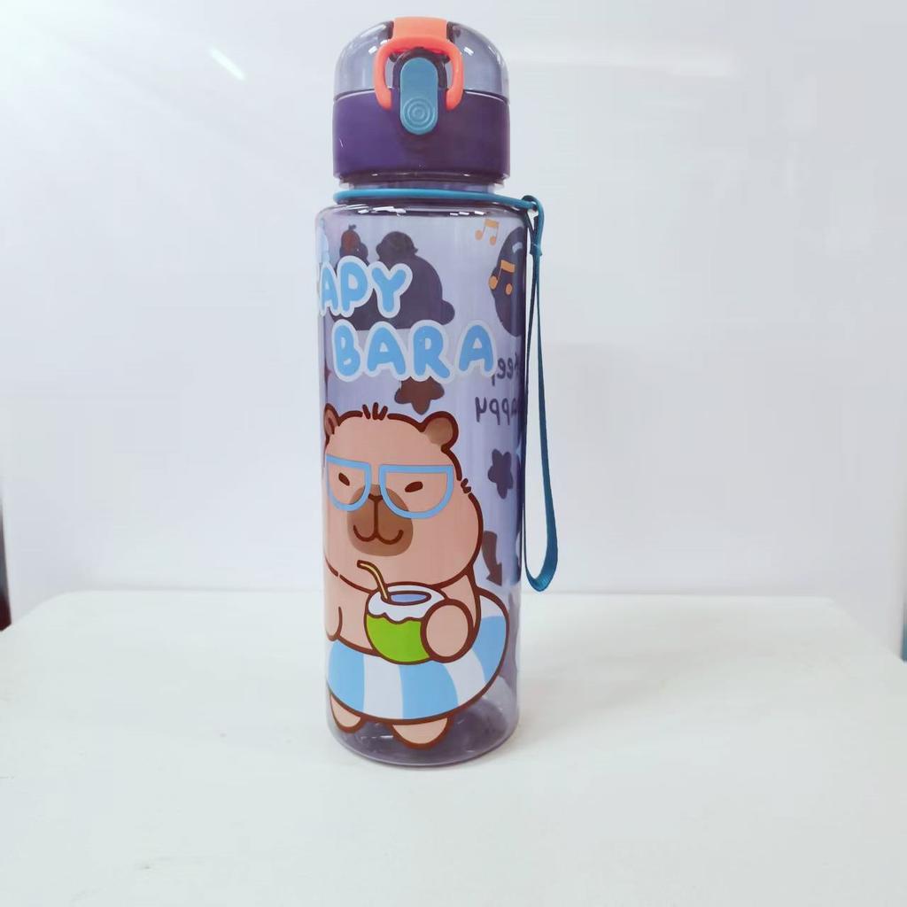 Кружка Hello Kitty Капибара Модный Мультяшный Узор Спортивная Портативная Чашка для Воды Дизайн Высокая Эстетика Чашка для Чая Hello Kitty Капибара