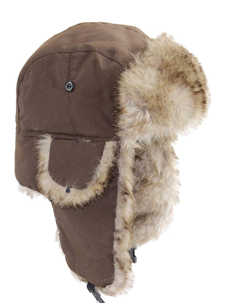 Унисекс для мужчин и женщин русская шляпа траппер-бомбер теплый солдат ушанки зимняя лыжная шапка кепка головной убор