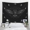 Креативный декоративный гобелен с совой, украшение для офиса, гостиной, настенный гобелен для дома