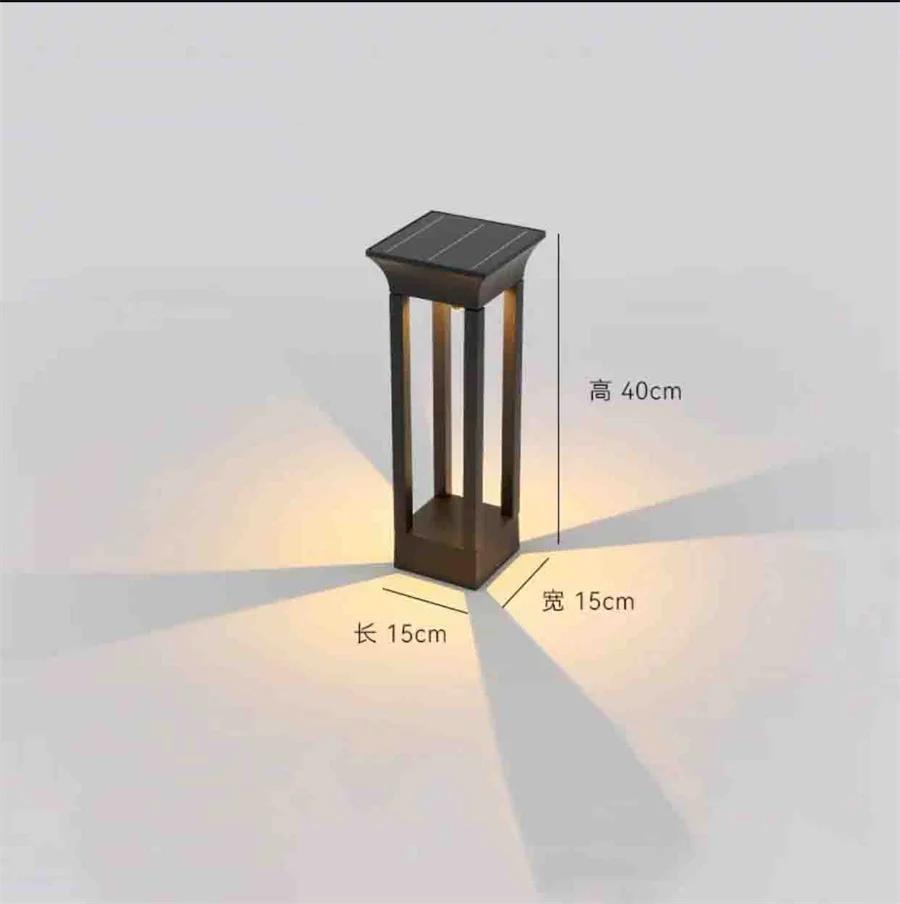 4400 мАч алюминиевый солнечный светильник для садовой дорожки уличный водонепроницаемый солнечный светодиодный светильник для ландшафтного освещения солнечный подъездной путь газонные лампы