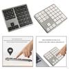 Беспроводная цифровая клавиатура Number Pad, портативная бесшумная канцелярская клавиатура с 35 клавишами для ноутбуков