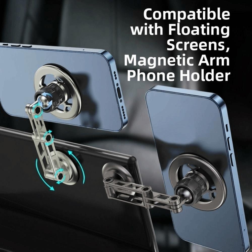 Anti-Shake Magnetic Car Phone Holder Folding Smartphones Support Bracket Air Vent