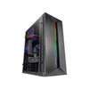 Mars Gaming Mc-blaze Caja Pc Atx Ventilador Frgb 80mm Tira Led Rgb Frontal Negro