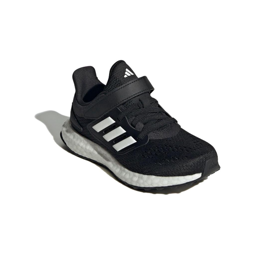 Adidas Pureboost Running Mesh Durable Breathable Low Top Kids Running Shoes Kids Sneakers Black White ID8494