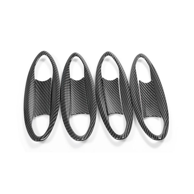 Для Chevrolet Cruze 2015 2016 2017 2018 автомобильный Стайлинг внешняя дверная ручка/дверная чаша текстурированный чехол из углеродного волокна