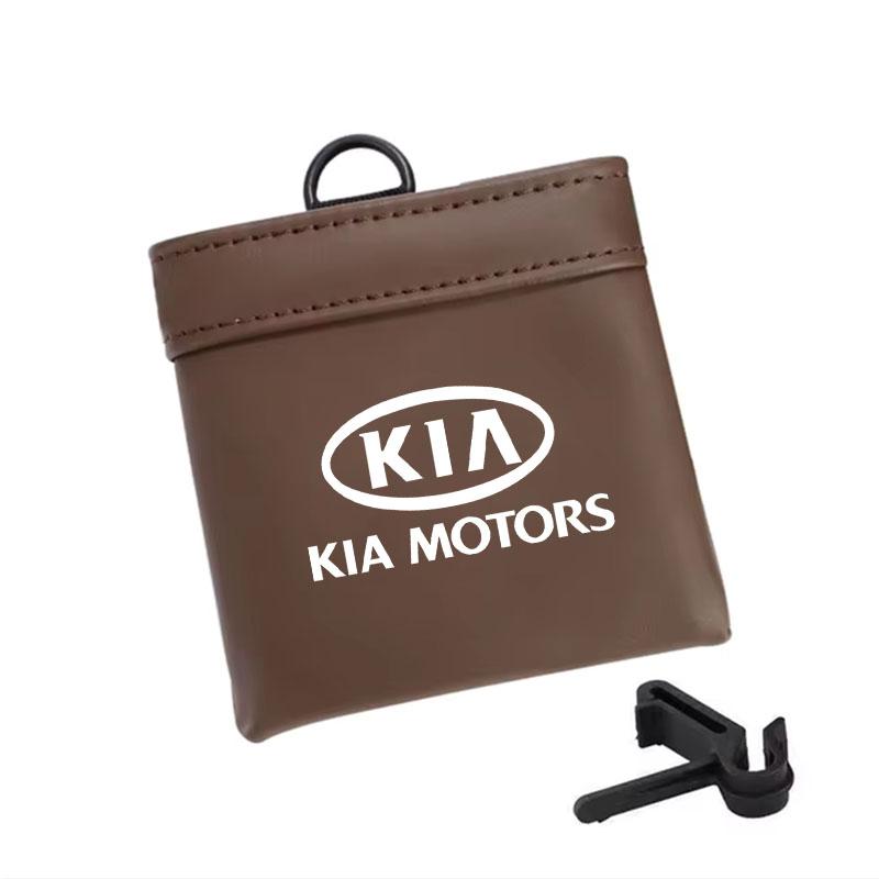 Car Storage Bag Air Outlet Debris Bag Hanging Organizer For KIA KN K3 K5 Sportage Rio Sorento Picanto Ceed RIO 2 3 4 Accessories FK4