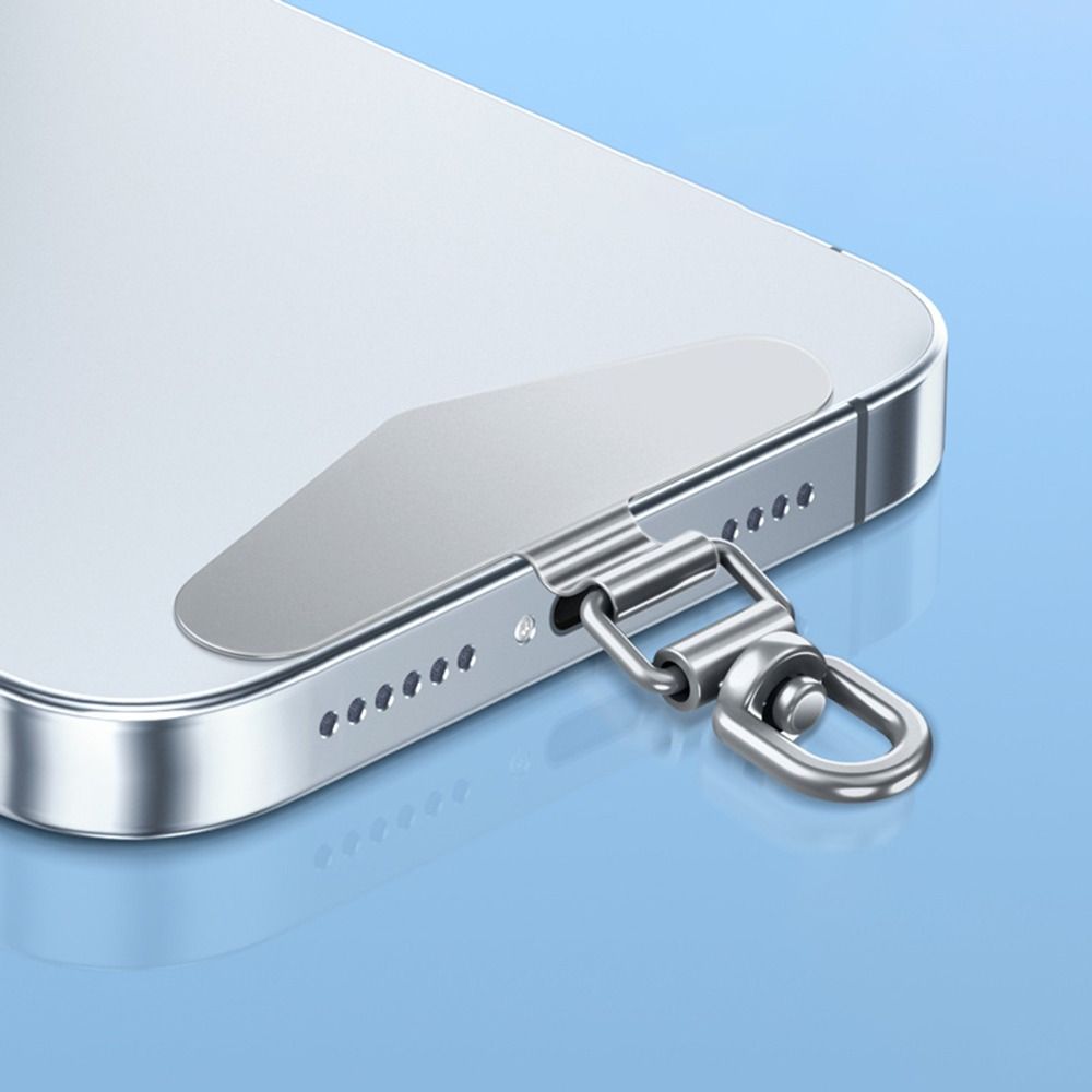 Ultra-thin Phone Lanyard Clip  Patch Stainless Steel Case Clip Strap Fixed Gasket  for Mobile Phone