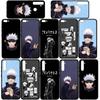 Чехол для телефона Samsung Galaxy S25 S24 S23 iPhone 16 15 Xiaomi Redmi Note 14 13 12 16E X 11 Pro Max Moto Huawei Comics Jujutsu Kaisen Gojo Satoru Cover