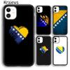 Чехол для телефона Krajews с флагом Боснии и Герцеговины для iPhone 14 5 SE 6s 7 8 plus X XR XS 11 12 13 pro max Samsung S21 S22 ultra