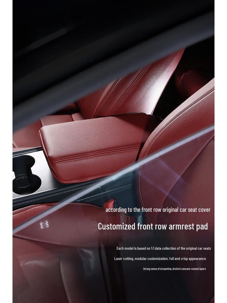 Чехол на сиденье из натуральной кожи для Tesla Model 3/Y